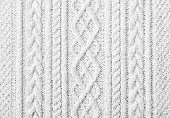 Knitted sweater texture, background with copy space