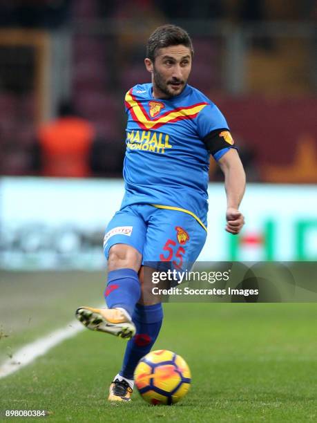 Sabri Sarioglu of Goztepe during the Turkish Super lig match between Galatasaray v Goztepe at the Turk Telekom Stadium on December 24, 2017 in...