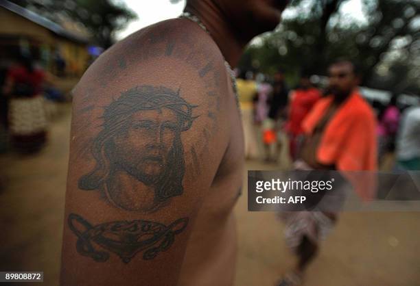154 Jesus Christ Tattoo Photos and Premium High Res Pictures - Getty Images