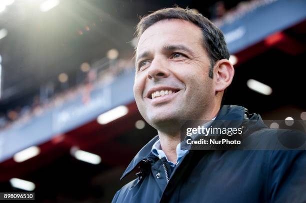 Javi Calleja during the match between Valencia CF against Villarreal CF , week 17 of La Liga 2017/18 at Mestalla stadium, Valencia, SPAIN - 17th...