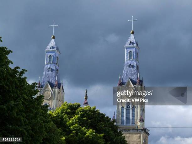 The wooden churches of the Chiloe Archipelago in the Los Lagos Region, Region X, Chiloe Province, Chile are examples of the Chilota style of...