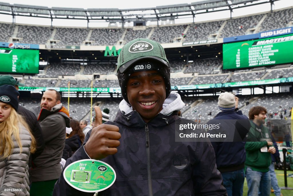 Celebrities Attend Los Angeles Chargers v New York Jets Game