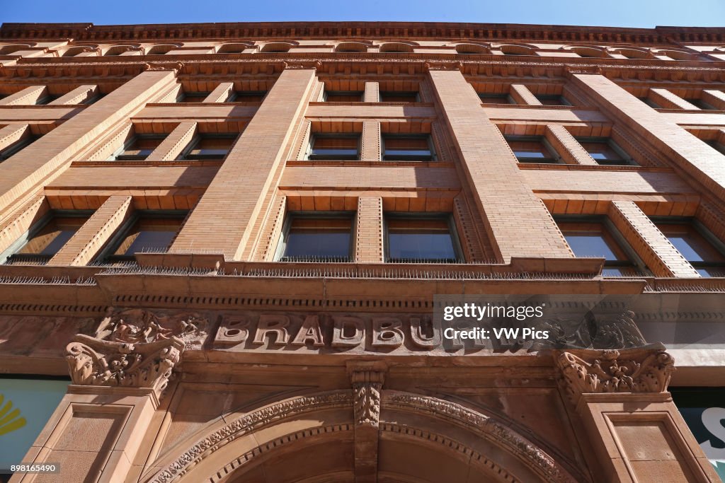 Bradbury Building, Downtown Los Angeles, California, USA