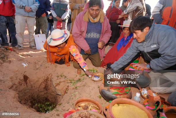 Pachamama, Fiesta Nacional a la Madre Tierra, Tolar Grande, Province of Salta, Argentina, South America.