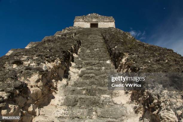 Temple I, or Temple of the Great Jaguar, is a funerary pyramid dedicated to Jasaw Chan K'awil, who was entombed in the structure in AD 734. The...