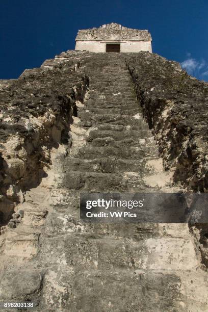 Temple I, or Temple of the Great Jaguar, is a funerary pyramid dedicated to Jasaw Chan K'awil, who was entombed in the structure in AD 734. The...