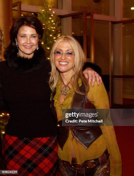 Lynda Carter and Anastacia at the Kennedy Center Honors