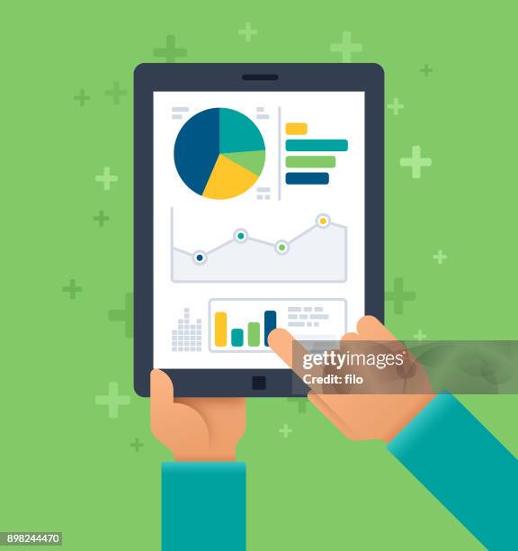 mobilen statistiken - überprüfung stock-grafiken, -clipart, -cartoons und -symbole