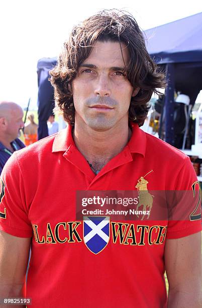 Polo player Nacho Figueras attends week 5 of the Mercedes-Benz Polo Challenge at Blue Star Jets Field at Two Trees Farm on August 15, 2009 in...