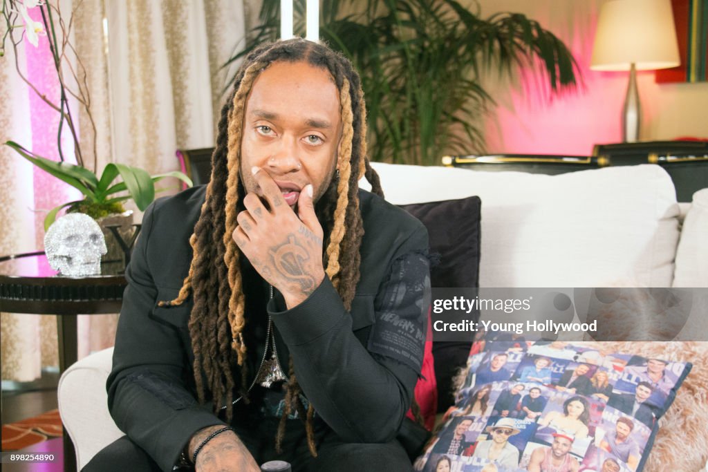 Ty Dolla $ign Visits Young Hollywood Studio