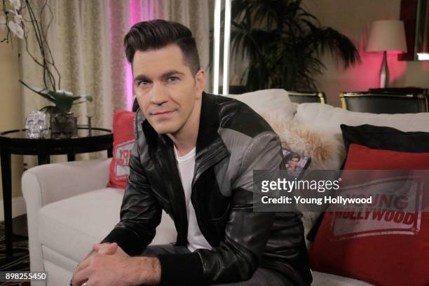 December 20: Andy Grammer visits the Young Hollywood Studio on December 20, 2017 in Los Angeles, California.