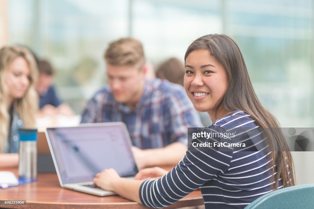 Study Session in University Library