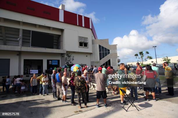 puerto rico recovery, dec., 2017 - 2017 hurricane maria stock pictures, royalty-free photos & images
