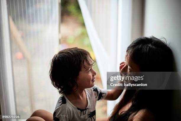 Mother And Child At Doorway