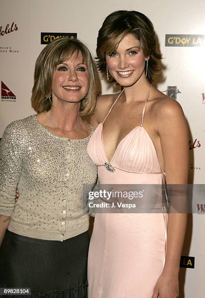 Olivia Newton-John and Delta Goodrem