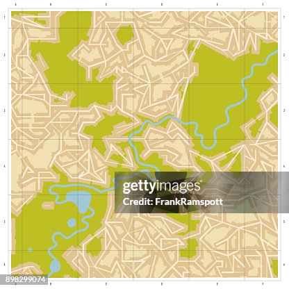 Square Generic Mini Map Generic Street Map Square High-Res Vector Graphic - Getty Images