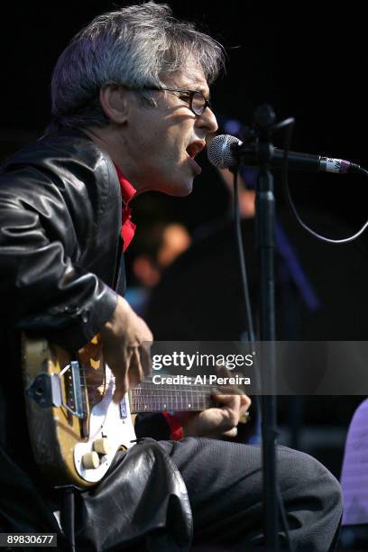 Guitarist Marc Ribot of Marc Ribot's Ceramic Dog perform as part of the 2008 JVC Jazz Festival at Celebrate Brooklyn on June 19, 2008 at the...