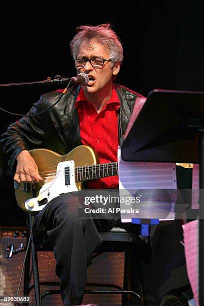 Guitarist Marc Ribot of Marc Ribot's Ceramic Dog perform as part of the 2008 JVC Jazz Festival at Celebrate Brooklyn on June 19, 2008 at the...