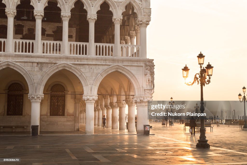 St. Mark's square in the morning, Venice - Italy