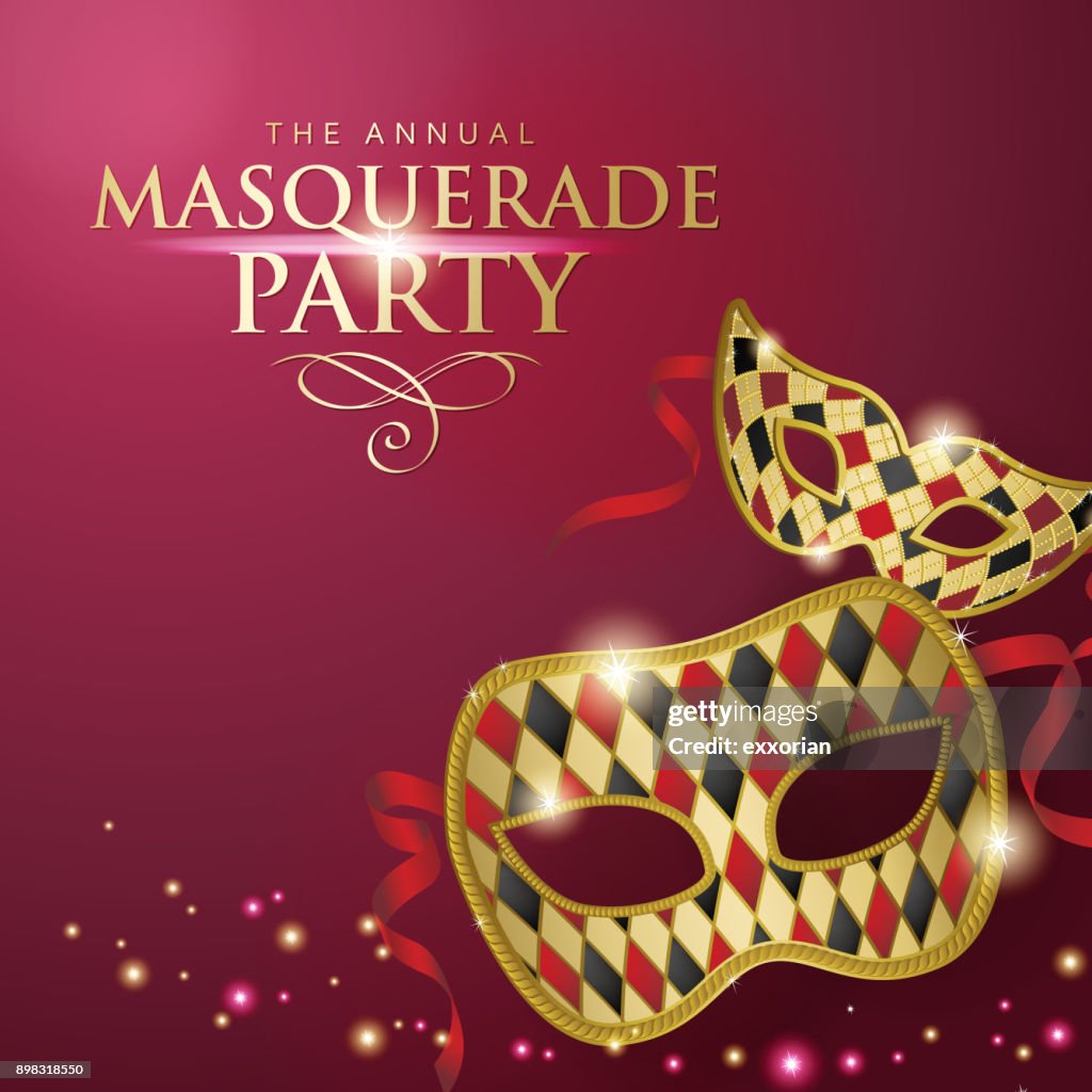 Masquerade Party Invitations