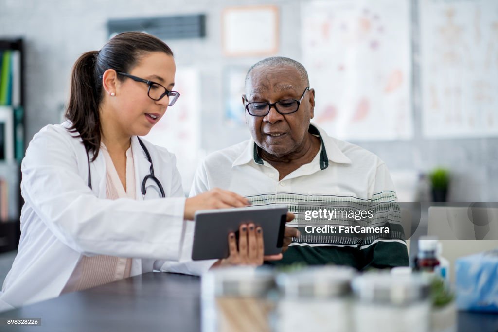 Doctor With A Tablet Computer
