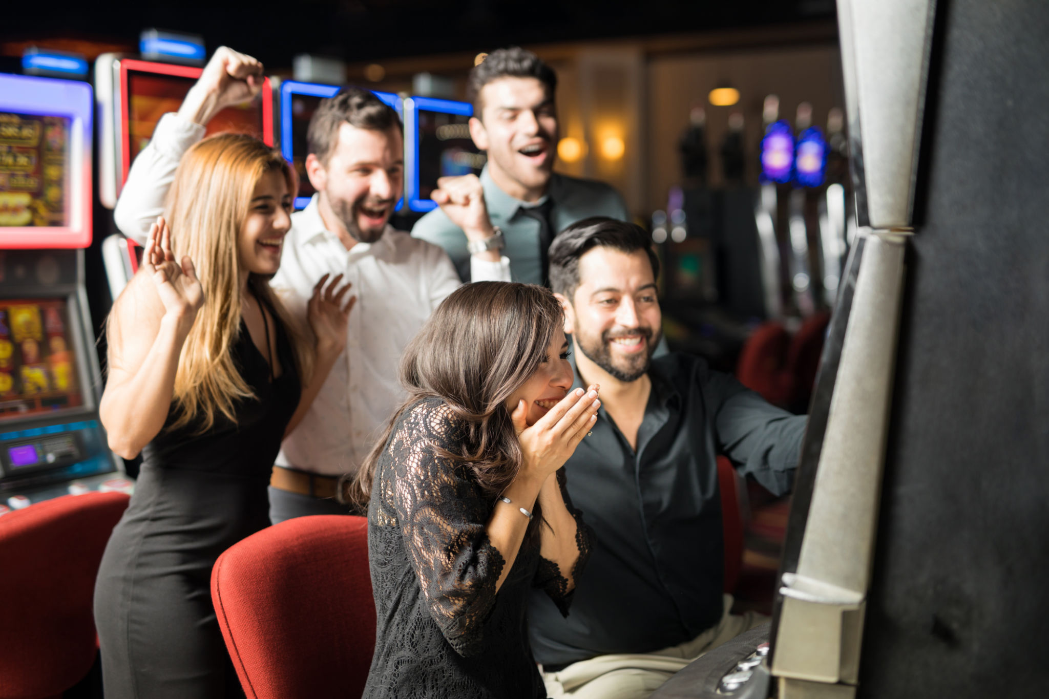 progressive jackpot win