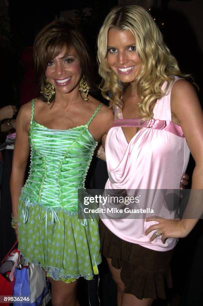 Paula Abdul and Jessica Simpson