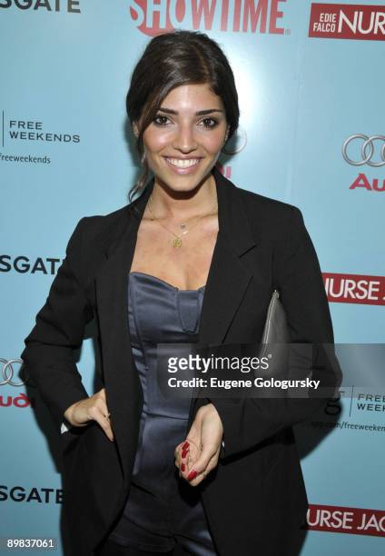 Actress Amanda Setton attends the premiere of "Nurse Jackie" at the Directors Guild Theatre June 2, 2009 in New York City.