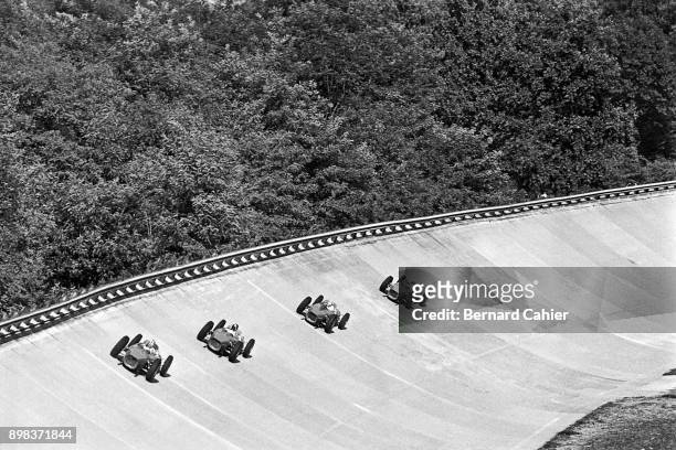 Phil Hill, Richie Ginther, Ricardo Rodriguez, Giancarlo Baghetti, Ferrari 156, Grand Prix of Italy, Autodromo Nazionale Monza, 10 September 1961....