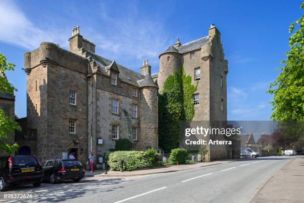Dornoch Castle hotel, former home of the bishops of Caithness, Sutherland, Scottish Highlands, Scotland, UK.