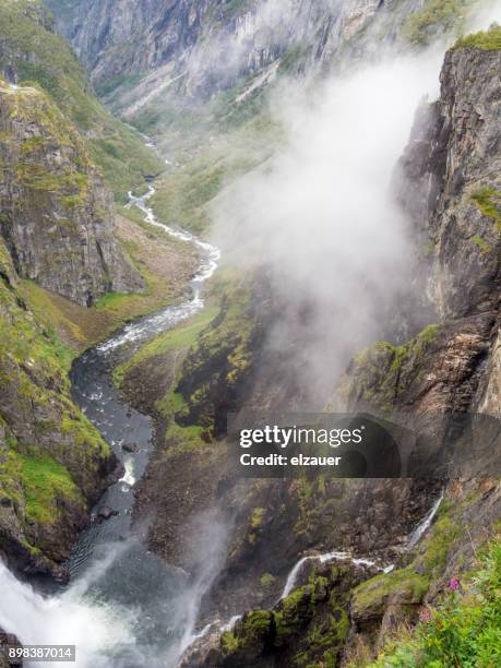 voringsfoss - voringsfossen stock-fotos und bilder