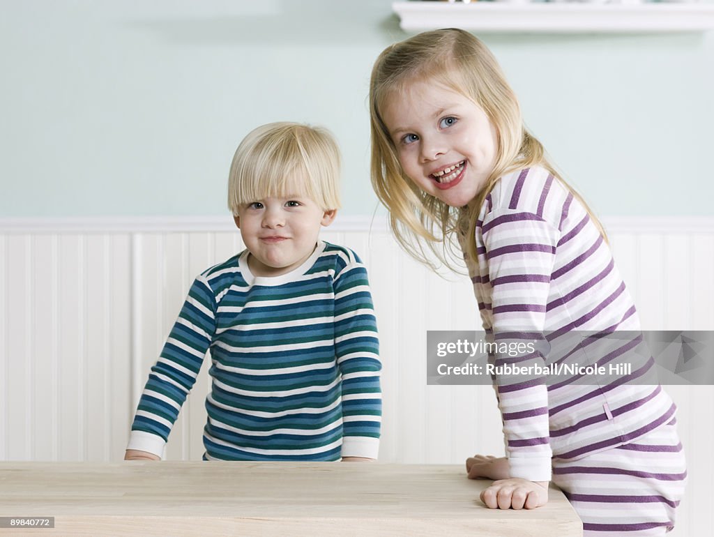 Children in the kitchen