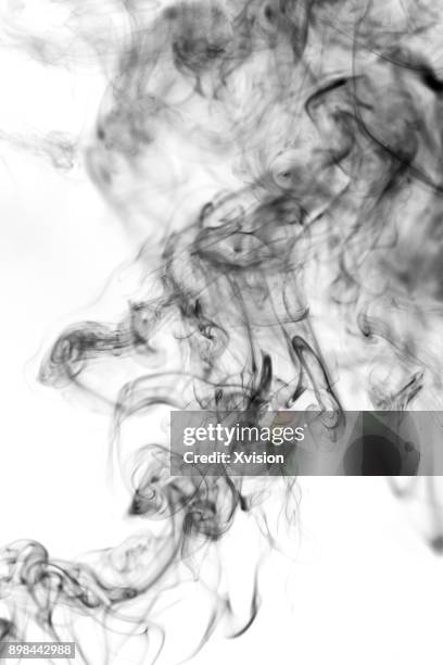 ink spray in white background - white smoke transparent stock pictures, royalty-free photos & images