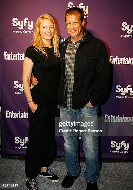 Anna Torv and Mark Valley at the Entertainment Weekly and Syfy invade Comic-Con party at Hotel Solamar on July 25, 2009 in San Diego, California.