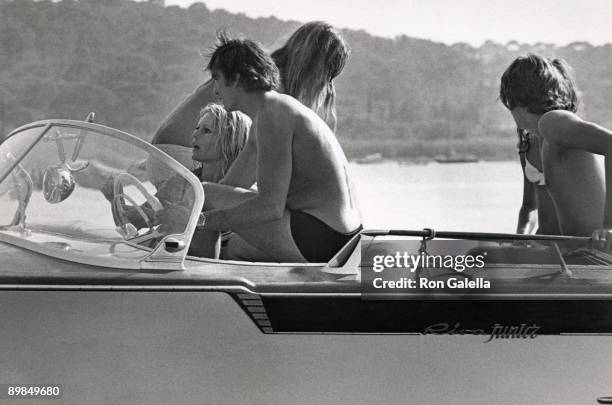 Brigitte Bardot and guest