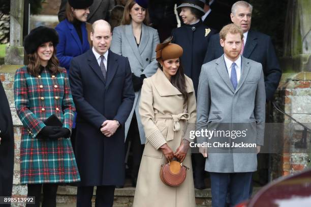 Princess Beatrice, Princess Eugenie, Princess Anne, Princess Royal, Prince Andrew, Duke of York, Prince William, Duke of Cambridge, Catherine,...