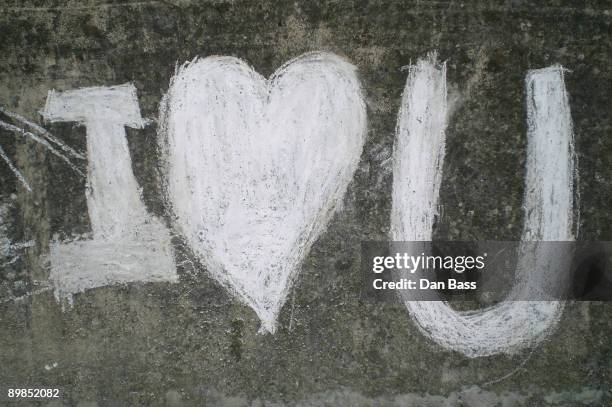 i love u. - i-love-you-frase-inglese foto e immagini stock