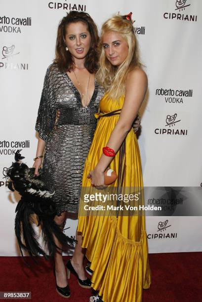 Actress Eva Amurri and Tallulah Amurri attend the Roberto Cavalli Vodka and Giuseppe Cipriani Halloween Party at Cipriani�s 42nd Street on October...