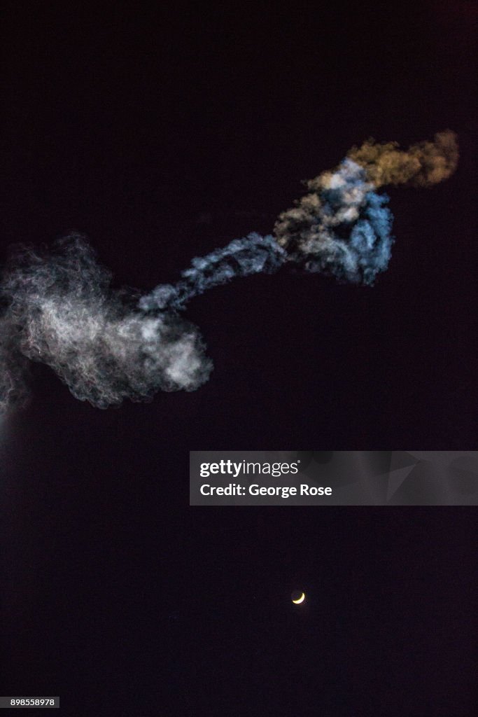 Rocket Launch Lights Up California Sky