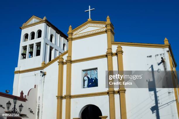 General view of the exterior of the Church of San Francisco, Leon , Nicaragua, the church was originally constructed in 1639,