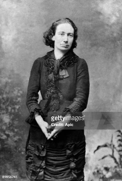 Louise Michel french anarchist and socialist activist who took part in the Commune, 1871