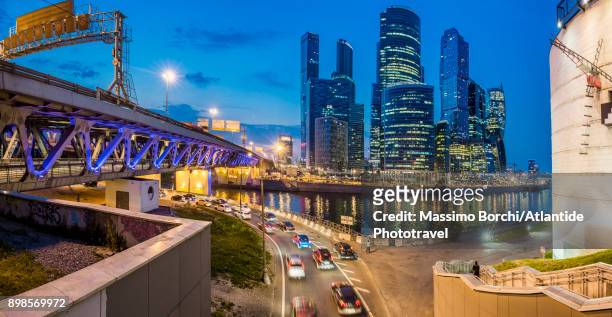 moscow international business centre - moscow international business center stock pictures, royalty-free photos & images