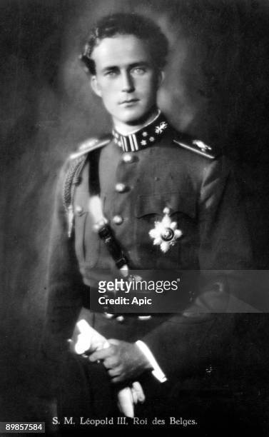 King Leopold III of Belgium king in 1934-1944, son of Albert1st and ElisabethofBavaria
