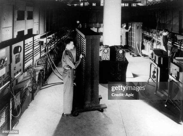 Eniac First Computer Model 95 Eniac Stock Photos, High-Res Pictures, and Images - Getty Images