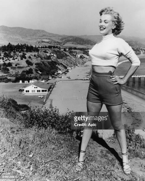 Marilyn Monroe in 1953 on California