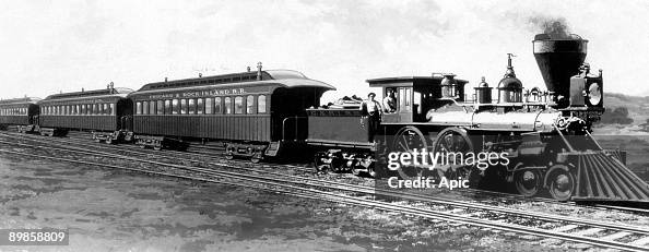 1852 Train -The train of Chicago, Rock Island and Pacific Railroad used from 1852 ...