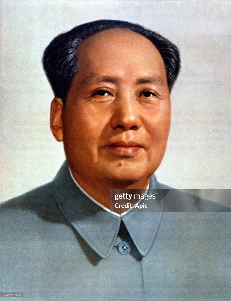 Mao Zedong (1893-1976) leader of chinese communist party president of Popular China 1949-1959 and 1968-1976, here c.1949