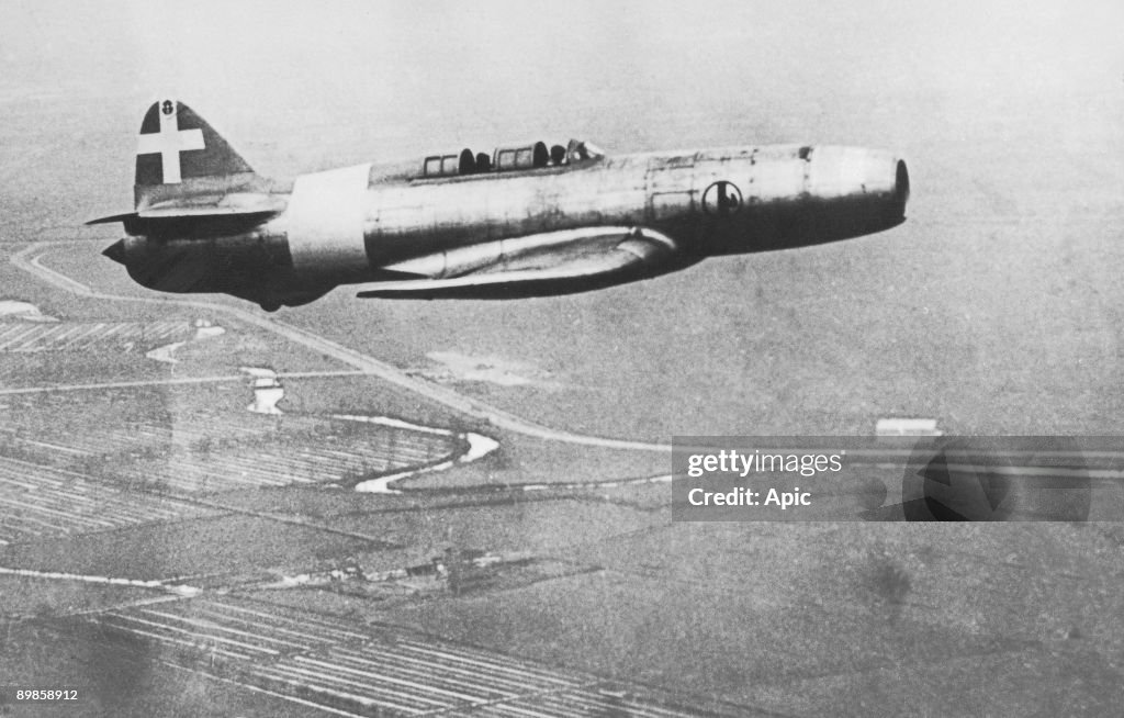 Italian jet fighter Caproni-Campini used during ww2