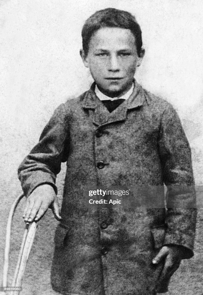 Young Joseph Meister who received inoculation of the rabies vaccine (first cured of the rabies) at Pasteur's place july 1885