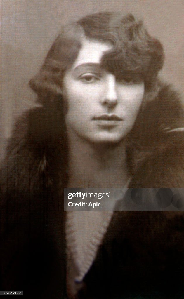 Countess Krystyna Polish Skarb said Christine Granville (1908 1952), spy in Poland and France during the Second World War (1939 1945), Here al age of 19 years, Mention obligatoire